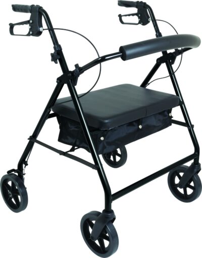 Protekt Heavy Duty Bariatric Rollator, Black